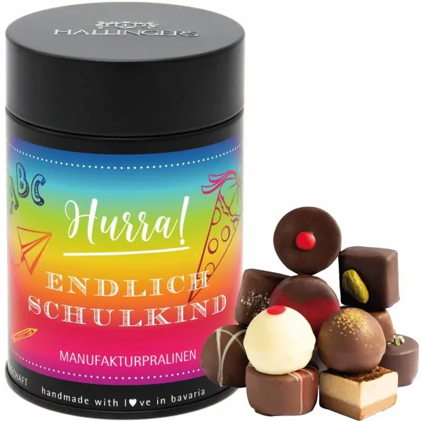 Hurra! Endlich Schulkind (Pralinen Mix, ohne Alkohol)