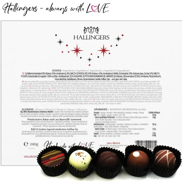 Schöne Weihnachten XL (Pralinen Mix, ohne Alkohol)