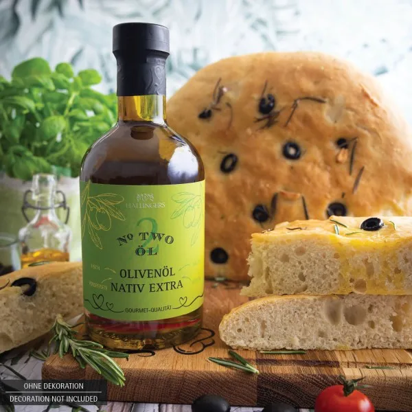 Klassisches Olivenöl nativ extra (Exklusivflasche) - Premium Speise-Öl No. 2 (350ml)