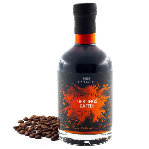 Premium Kaffee-Likör (350ml) - Royaler Kaffeetraum, Likör 30% vol. (Exklusivflasche)