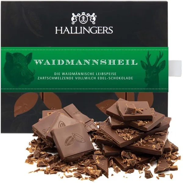 Waidmannsheil (Pur) - Schokolade, handmade ohne Alkohol