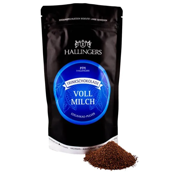 Vollmilch (Aromabeutel) - Trinkschokolade aus feinem Edelkakao - als Kakaopulver, handmade (325g)