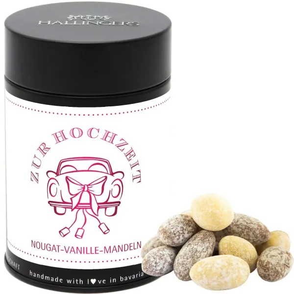 Zur Hochzeit (Nougat-Vanille-Mandeln)