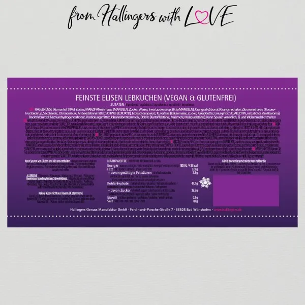 Vegan & glutenfrei (Elisenlebkuchen, vegan)