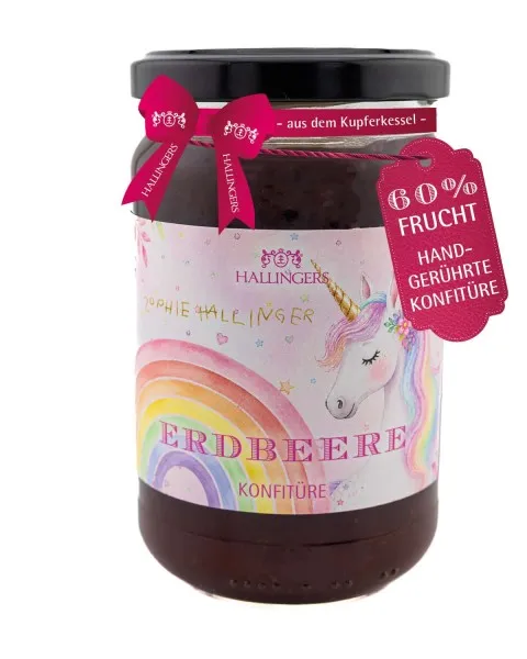 Sophies Erdbeere - Konfitüre, handgerührt Kupferkessel