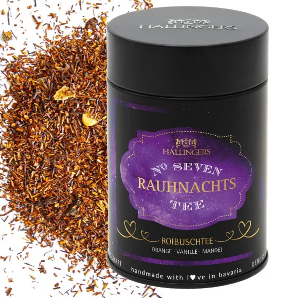 Rauhnacht No. Seven - VII (Premiumdose) - Spiritueller Tee als Begleiter in den Rauhnächten auch als Geschenk zu Advent & Weihnachten (120g)