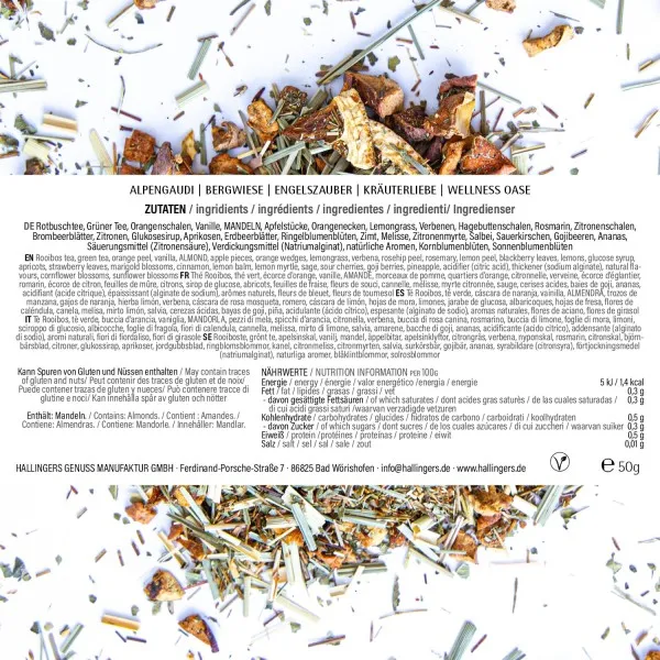 Frohe Weihnachten GREEN (5 Grün-Tees im Glas)