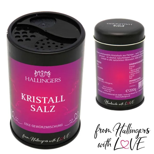 Kristallsalz aus Pakistan (Aromadose) - Premium Salz für Backen, Braten & Einlegen (200g)