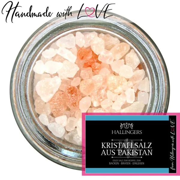 Kristallsalz aus Pakistan (Aromadose) - Premium Salz für Backen, Braten & Einlegen (200g)