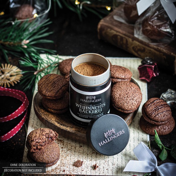 Gewürz-Mischung für Plätzchen, Kaffee & Müsli (60g) - Weihnachtsbäckerei (Aromadose)