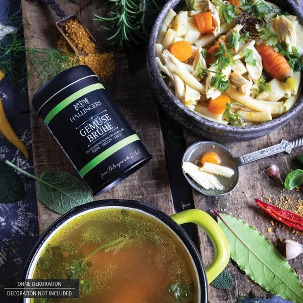 Gemüsebrühe (Aromadose) - Gewürz-Mischung für Suppe, Eintopf & Sauce (145g)