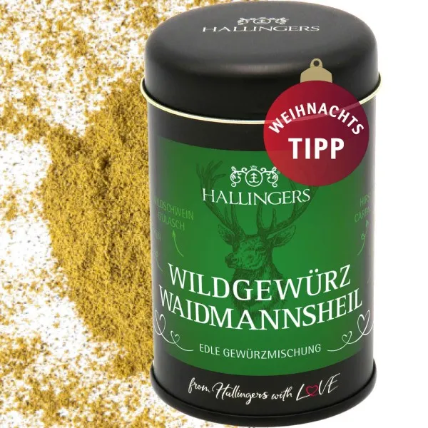 Wildgewürz Waidmannsheil (Aromadose) - Gewürz-Mischung für Reh, Wildschwein & Hirsch - für Jäger (60g)