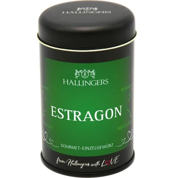 Estragon (Aromadose) - Basis-Gewürz für Kapern-Sauce, gebackener Zander & Kartoffelsalat (38g)