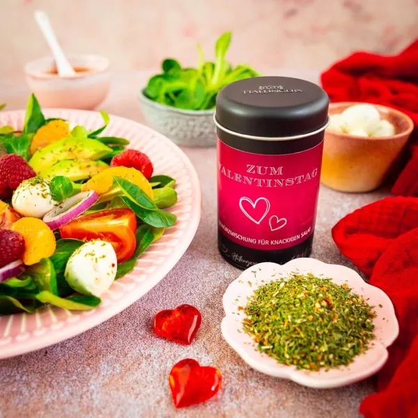 Hallingers Genuss Manufaktur Gewürzmischung Valentinstagsgeschenk - Koch- Gewürze in edler Geschenk-Dose \
