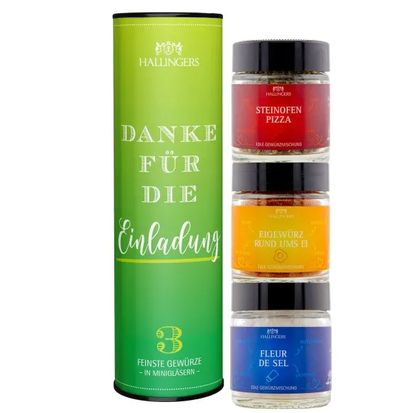 Danke für die Einladung (3 Gewürze im Glas)