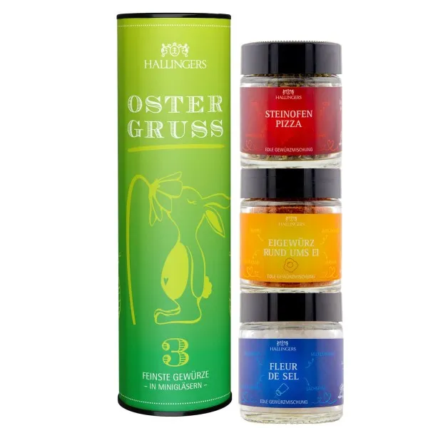 Oster-Gruß (3 Gewürze im Glas)