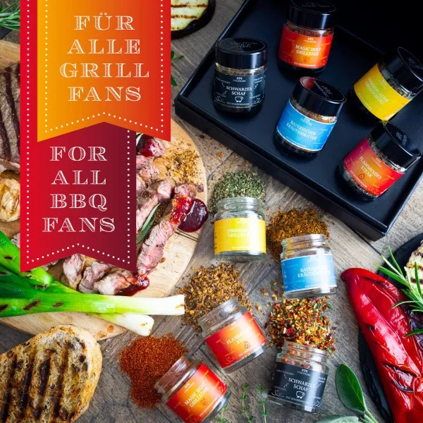 Meistergriller (5 Grill-Gewürze im Glas)