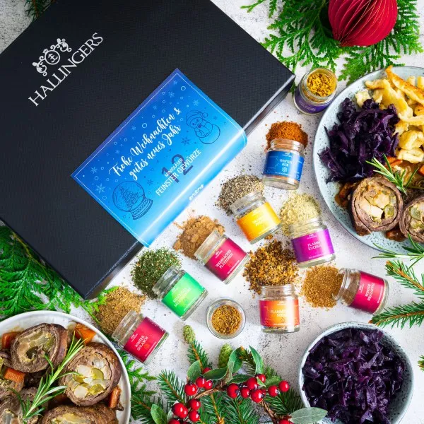 Hallingers Genuss Manufaktur Gewürz Weihnachts-Geschenk-Set