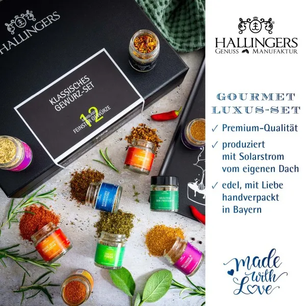 Hallingers Genuss Manufaktur Gewürz Geschenk-Set