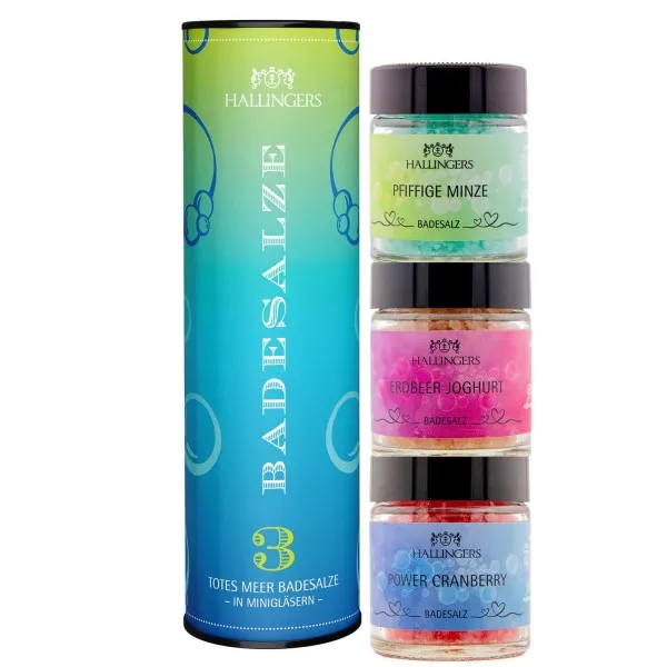 Badesalze (3 Badesalze im Glas)