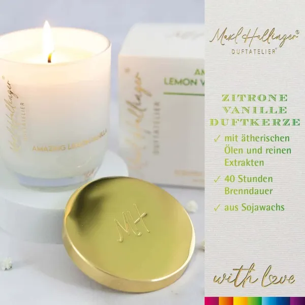 Hallingers Genuss Manufaktur Duftkerze Geschenk