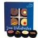 Zum Valentinstag - blue (Pralinen-Mix)