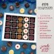 HANDWERK STATT MASSENWARE - Edition \Happy Birthday blue\: Vergiss billig produzierte Standard-Pralinen mit schöner Verpackung - entscheidend ist nicht nur der erste Eindruck, sondern der Geschmack, der noch lange in Erinnerung bleibt
