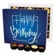 Happy Birthday blue XL - Pralinen, ohne Alkohol handmade