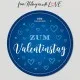Zum Valentinstag - Blue (Geschenkkorb)