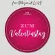 Zum Valentinstag - Pink (Geschenkkorb)