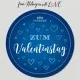 Zum Valentinstag - Blue XXL (Geschenkkorb)