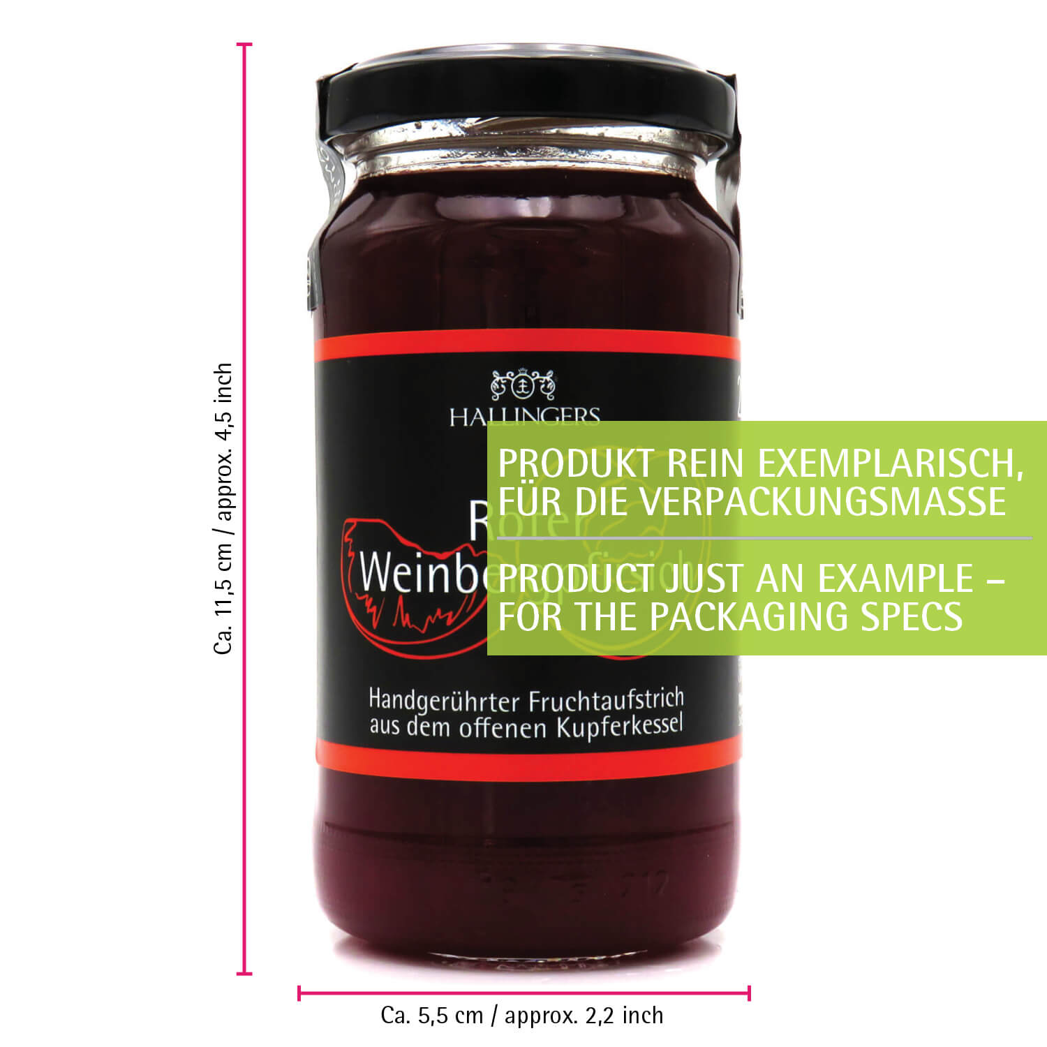 Handgerührte Konfitüre aus dem Kupferkessel (235g) - Aprikose (Genussglas)