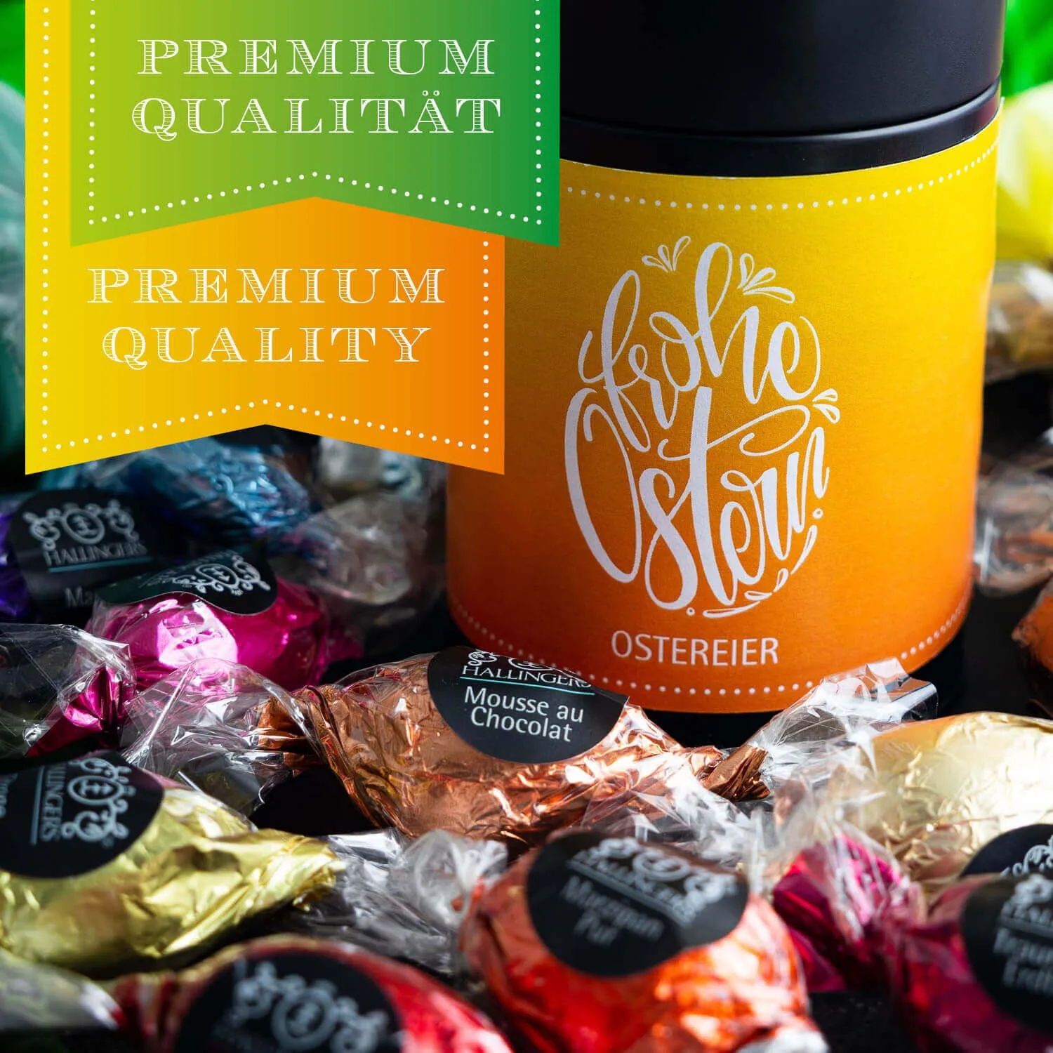 Verführung pur! Die Königsklasse der Confiserie-Kunst sind handgefertigte Ostereier!