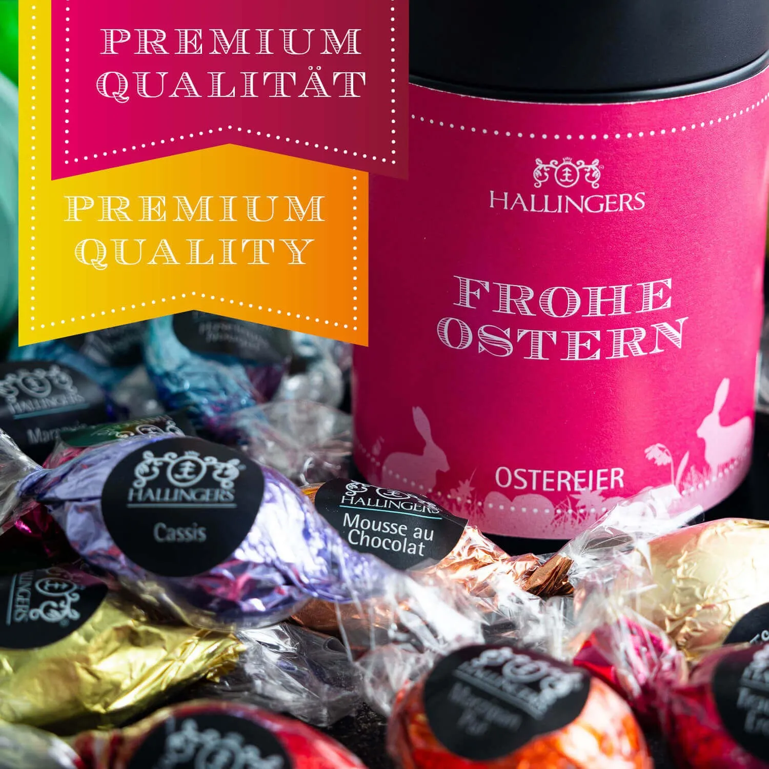 Verführung pur! Die Königsklasse der Confiserie-Kunst sind handgefertigte Ostereier!