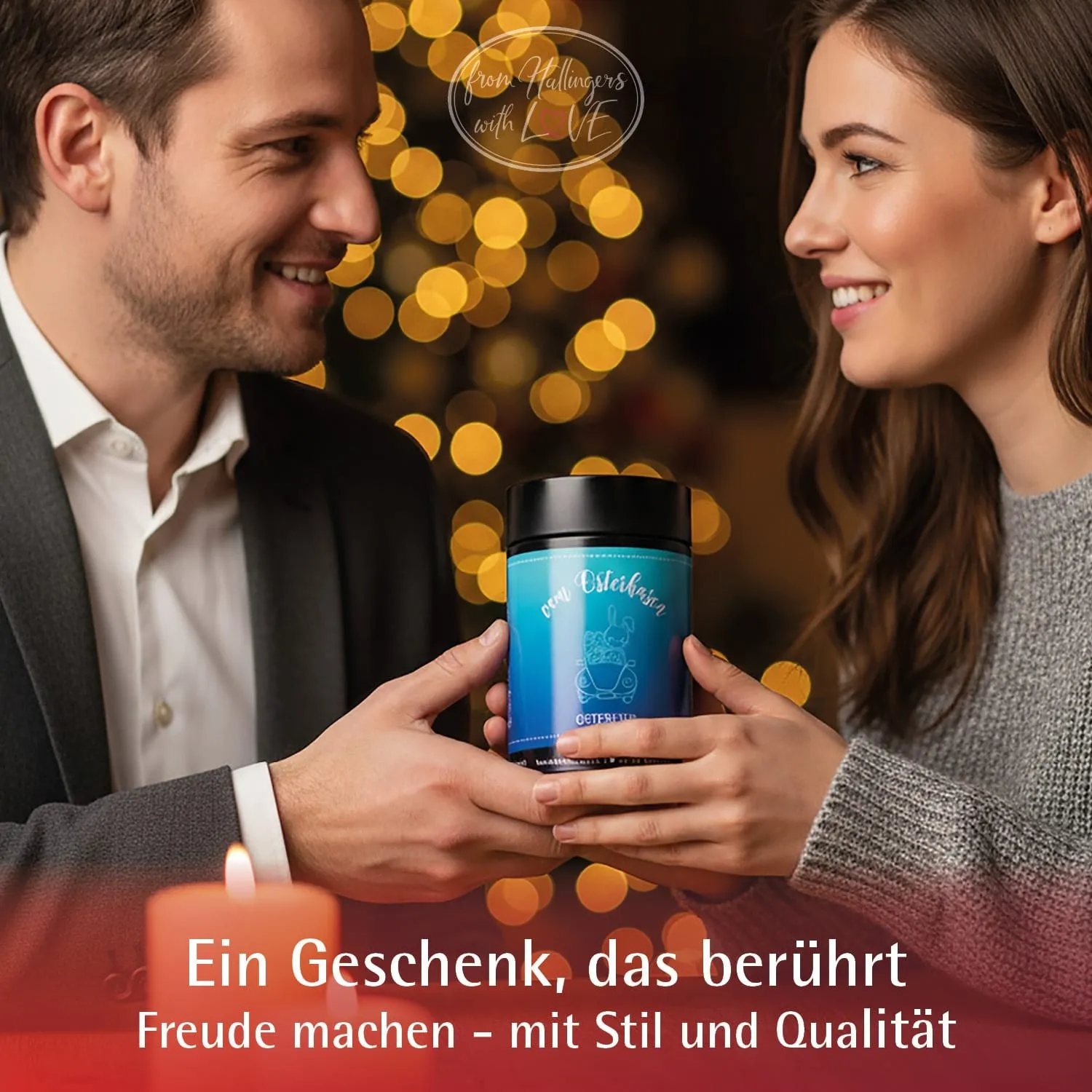 Vom Osterhasen (Pralinen-Ostereier-Mix, ohne Alkohol)