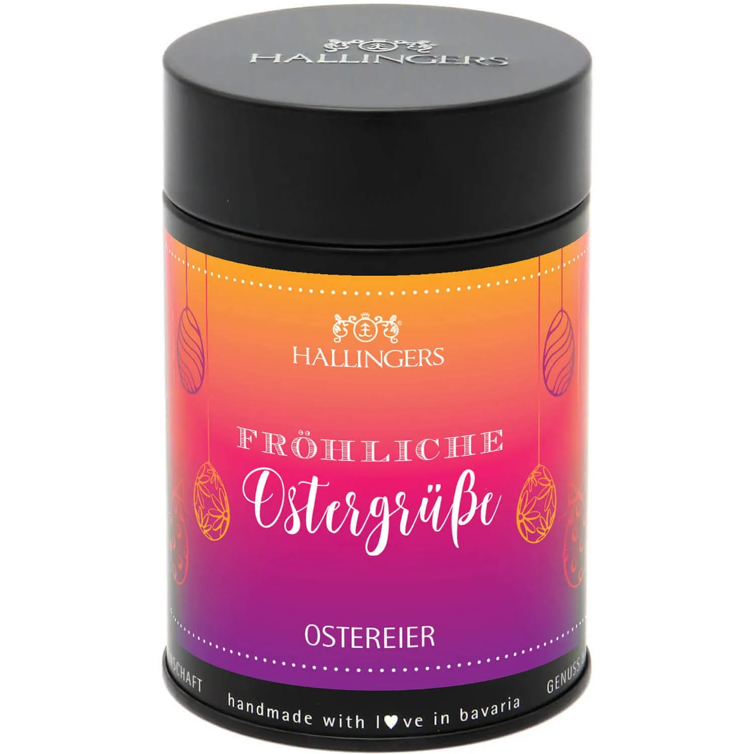 Fröhliche Ostergrüße (Pralinen-Ostereier-Mix, ohne Alkohol)