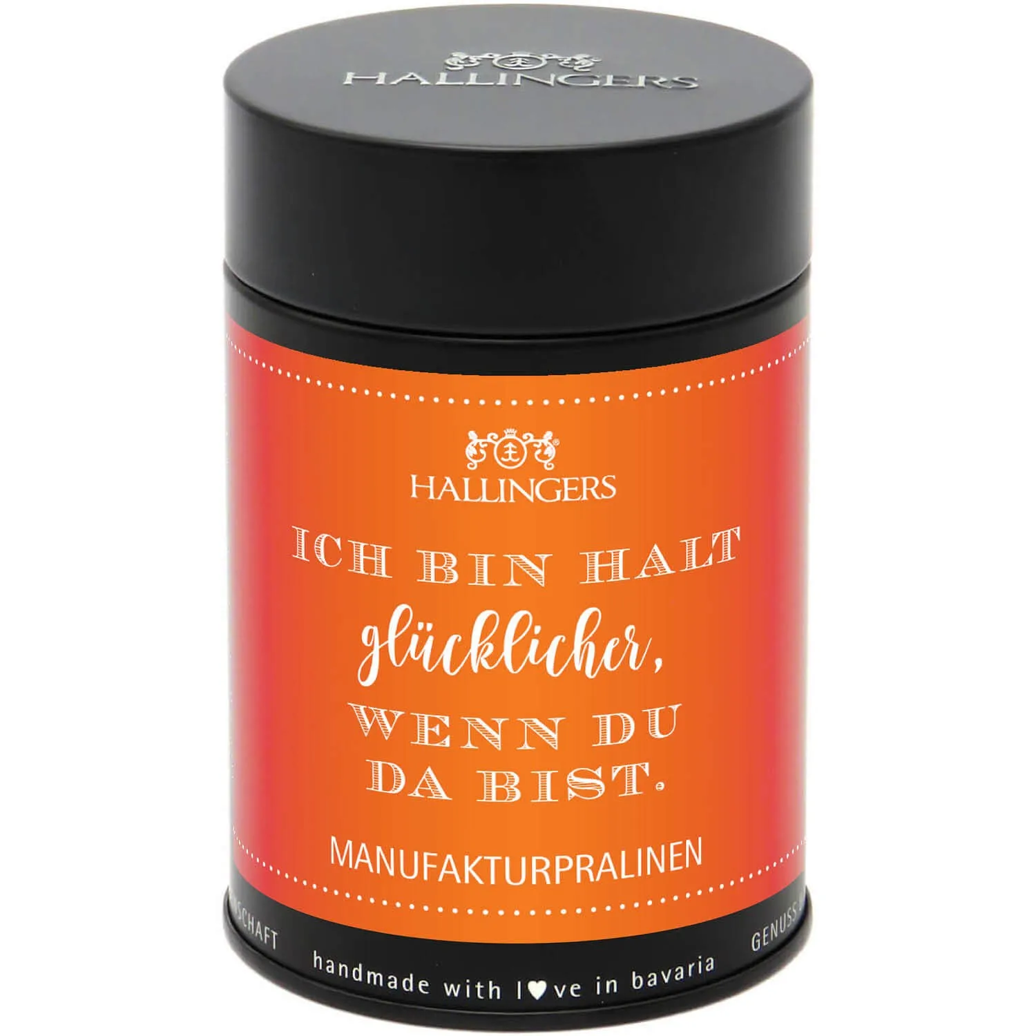 Ich bin halt glücklicher wenn Du da bist (Pralinen Mix, ohne Alkohol)