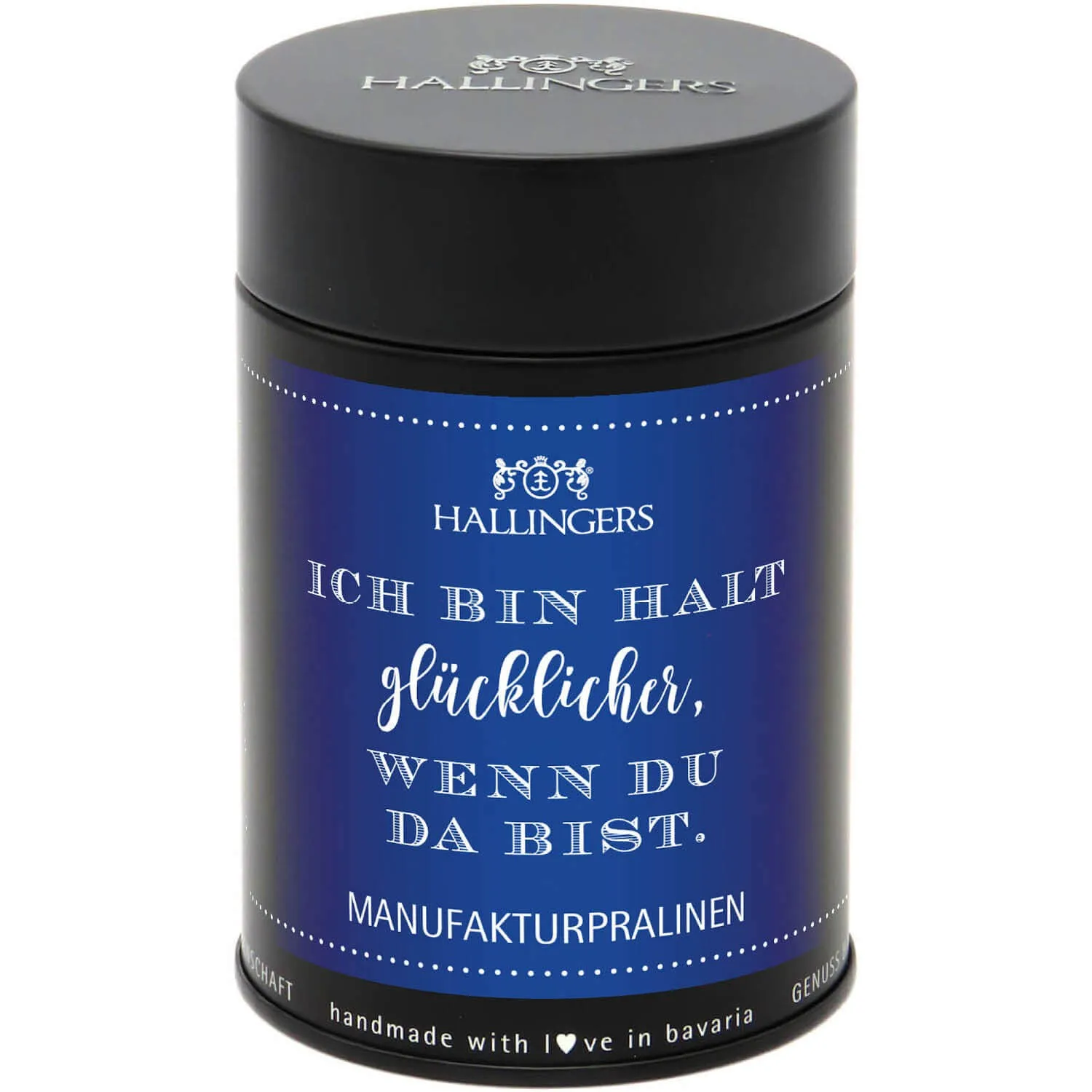 Blue Ich bin halt glücklicher wenn Du da bist (Pralinen Mix, ohne Alkohol)