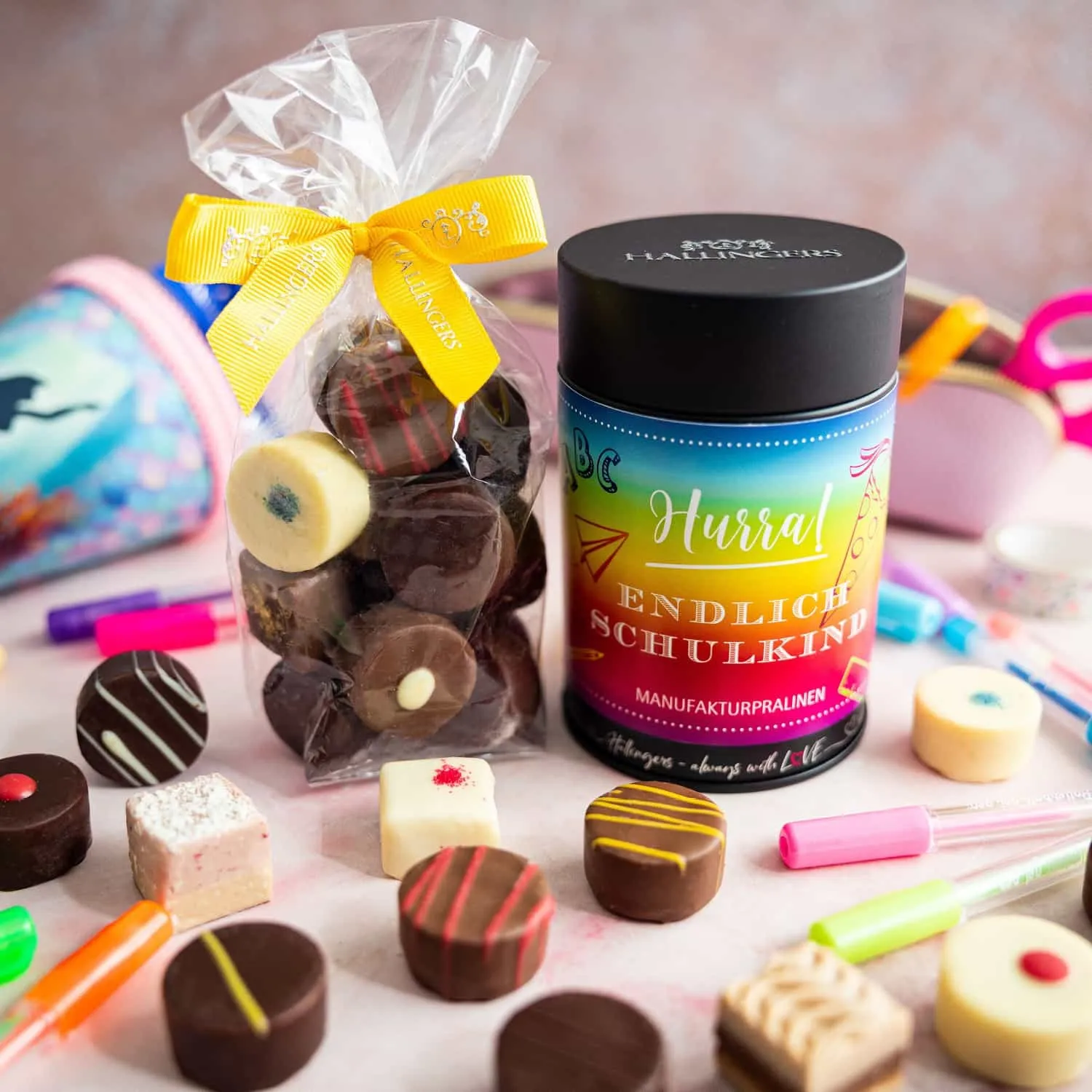 Perfekt für alle Kinder zum Schulanfang! Nachhaltig produziert in der Hallingers Genuss Manufaktur. 