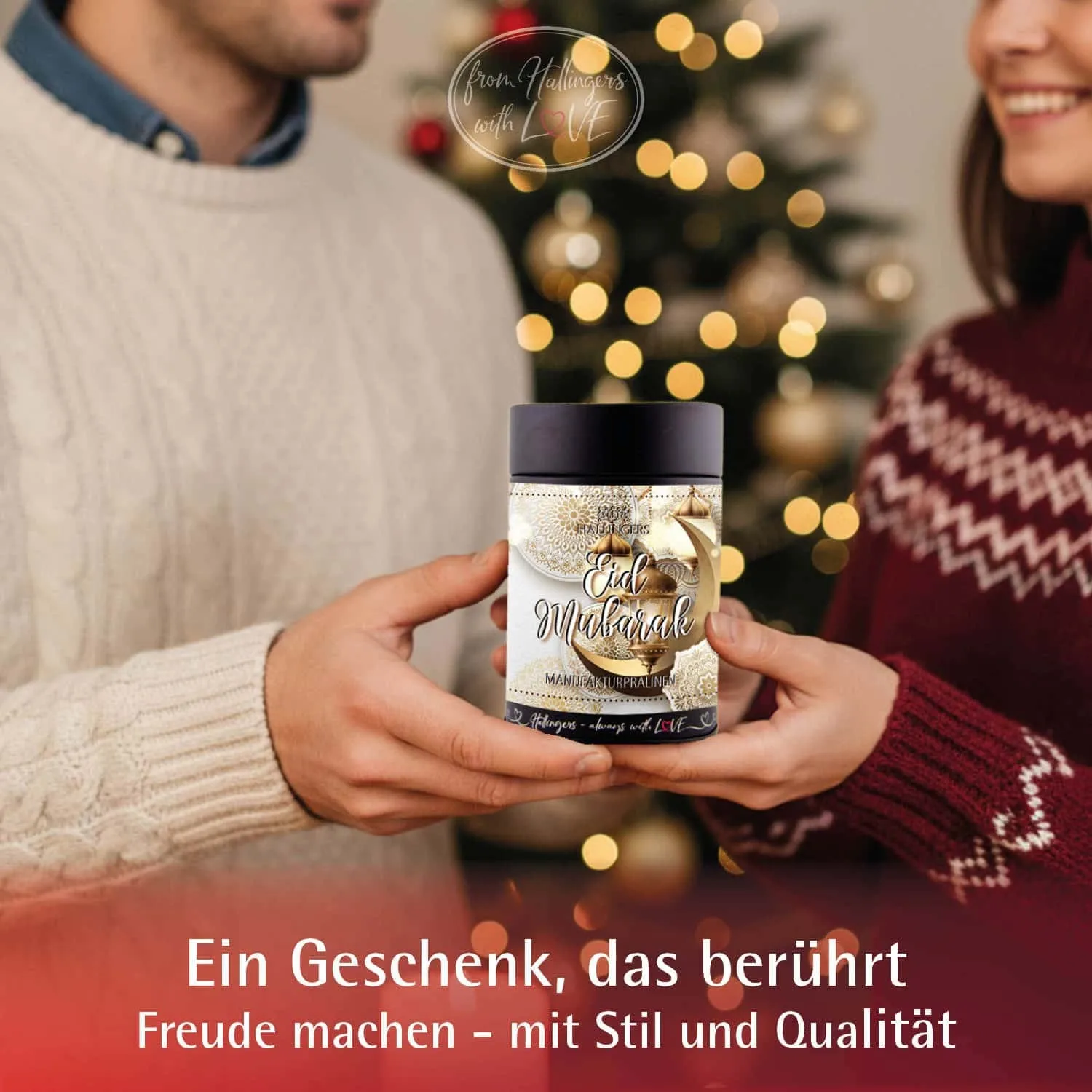 Eid Mubarak - Pralinen Halal, ohne Alkohol handmade