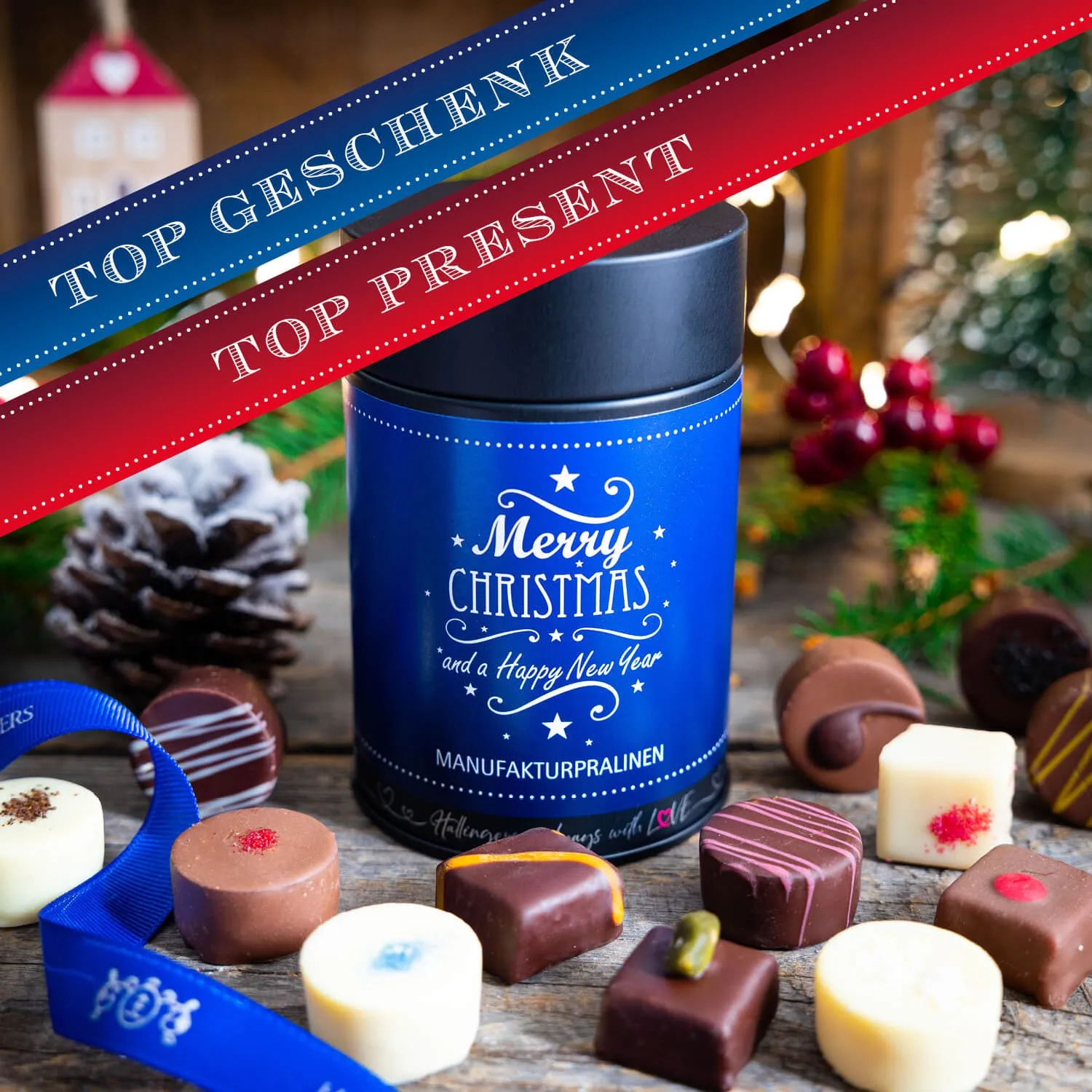 Handgemachte Pralinen sind die absolute Königsklasse der Confiserie-Kunst! Perfekt, um sie zusammen mit den Liebsten zu genießen!