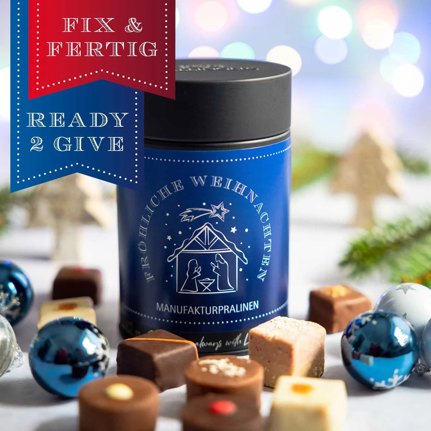 Handgemachte Pralinen sind die absolute Königsklasse der Confiserie-Kunst! Perfekt, um sie zusammen mit den Liebsten zu genießen!