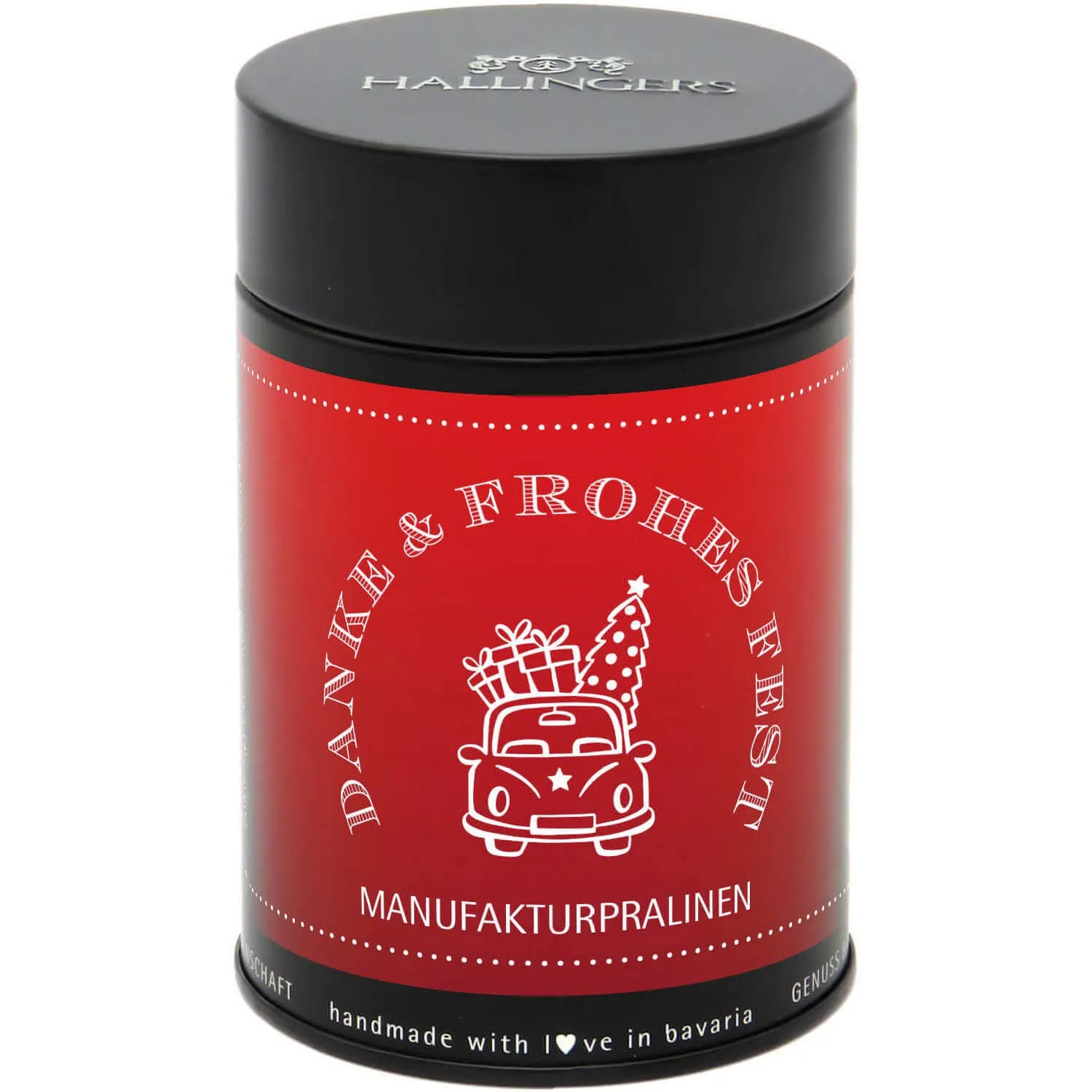 Danke & Frohes Fest (Pralinen Mix, ohne Alkohol)