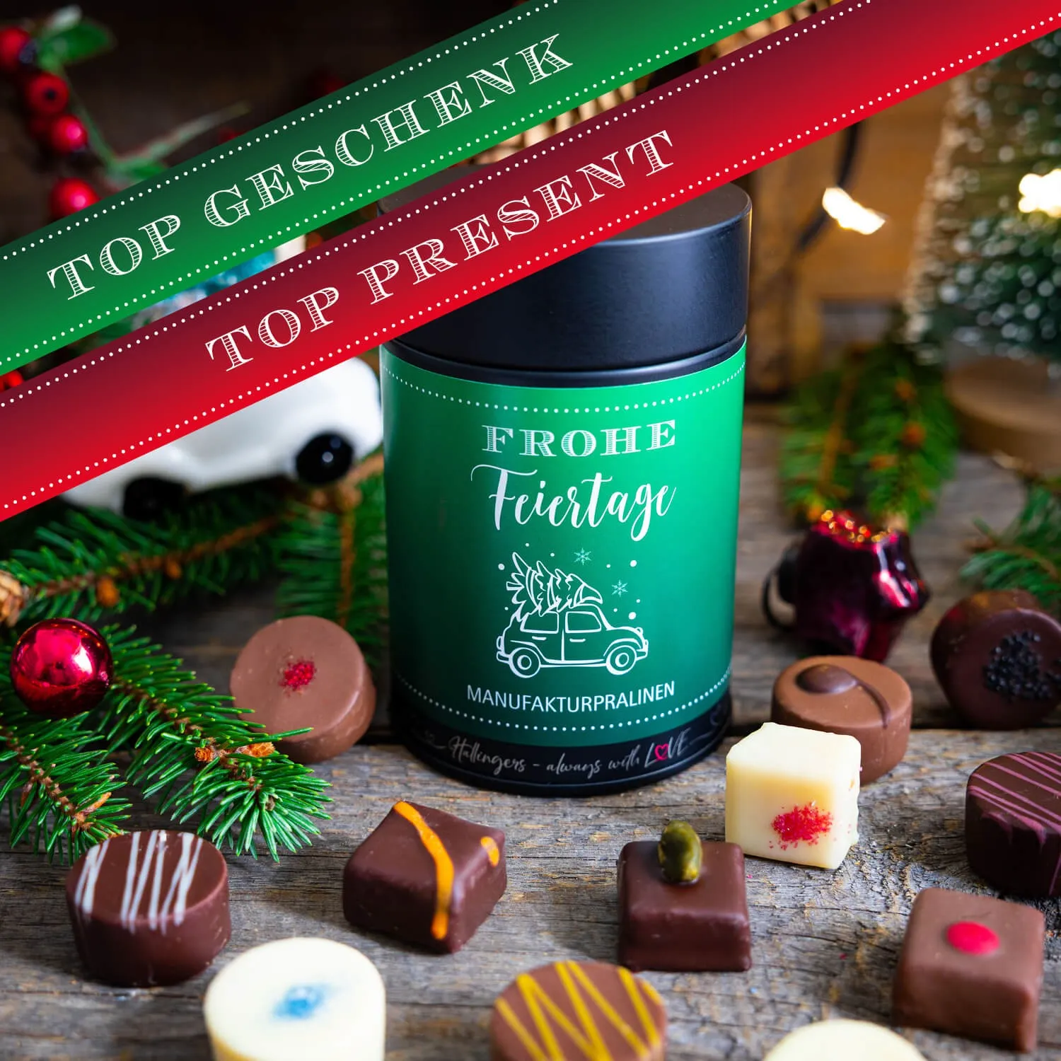 Handgemachte Pralinen sind die absolute Königsklasse der Confiserie-Kunst! Perfekt, um sie zusammen mit den Liebsten zu genießen!