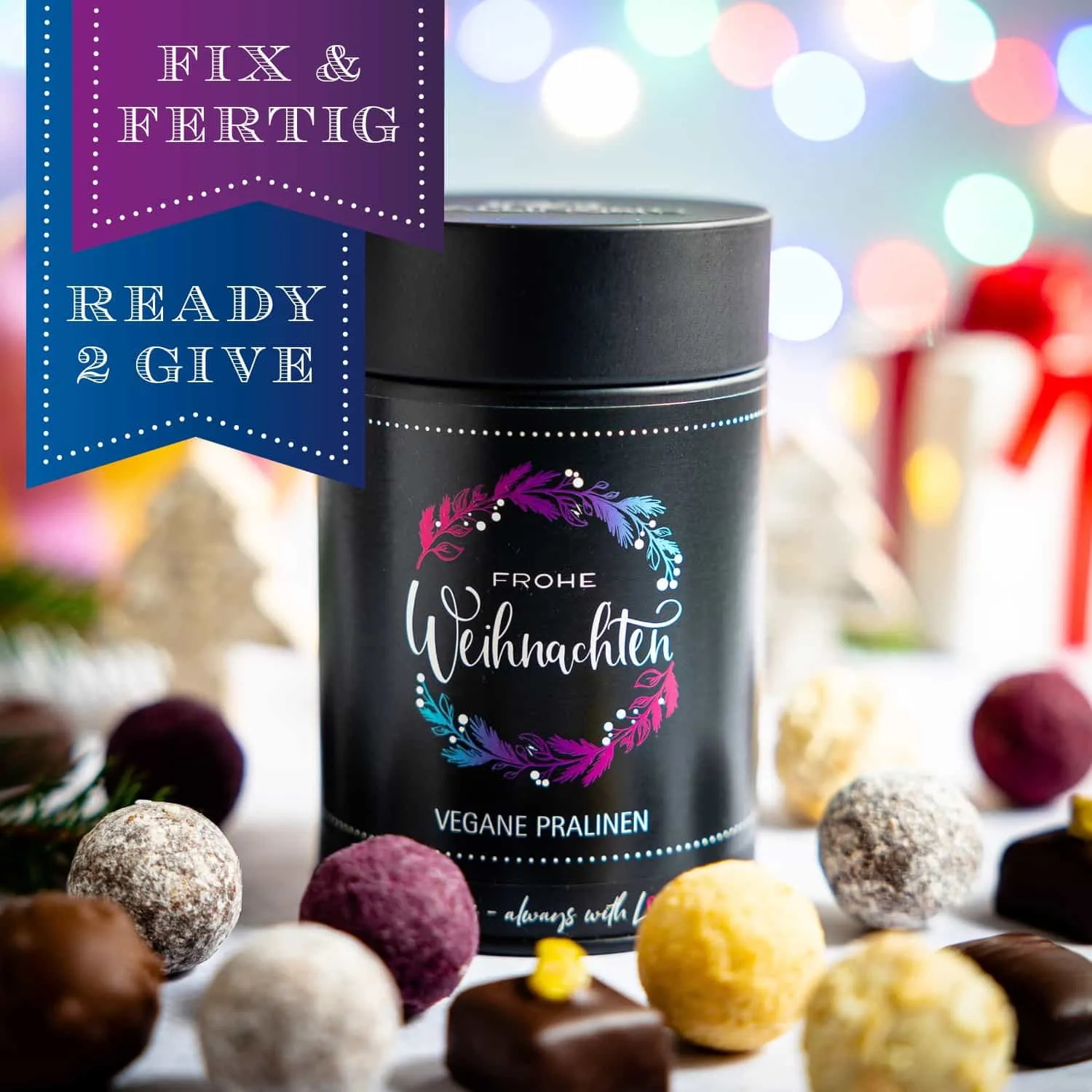 Handgemachte Pralinen sind die absolute Königsklasse der Confiserie-Kunst! Perfekt, um sie zusammen mit den Liebsten zu genießen!