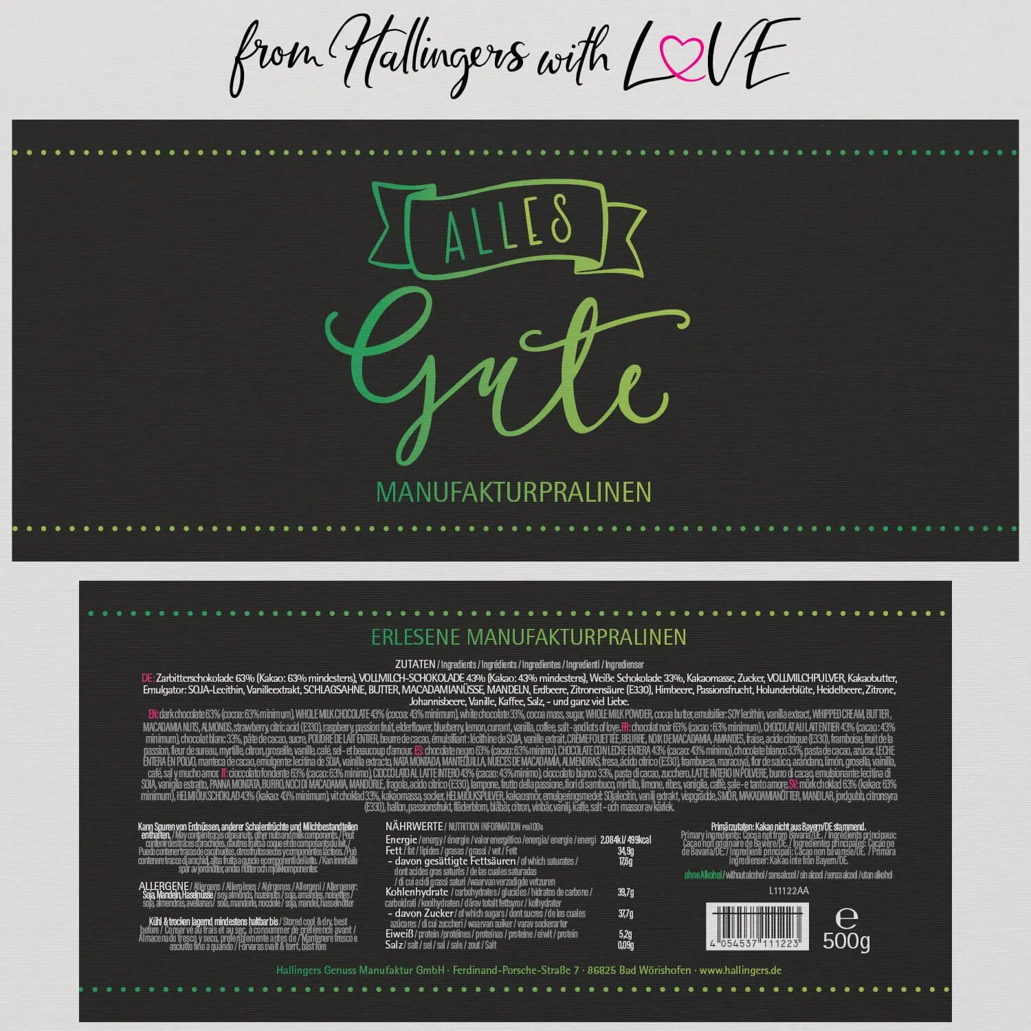 Alles Gute XXL (Pralinen Mix, ohne Alkohol)