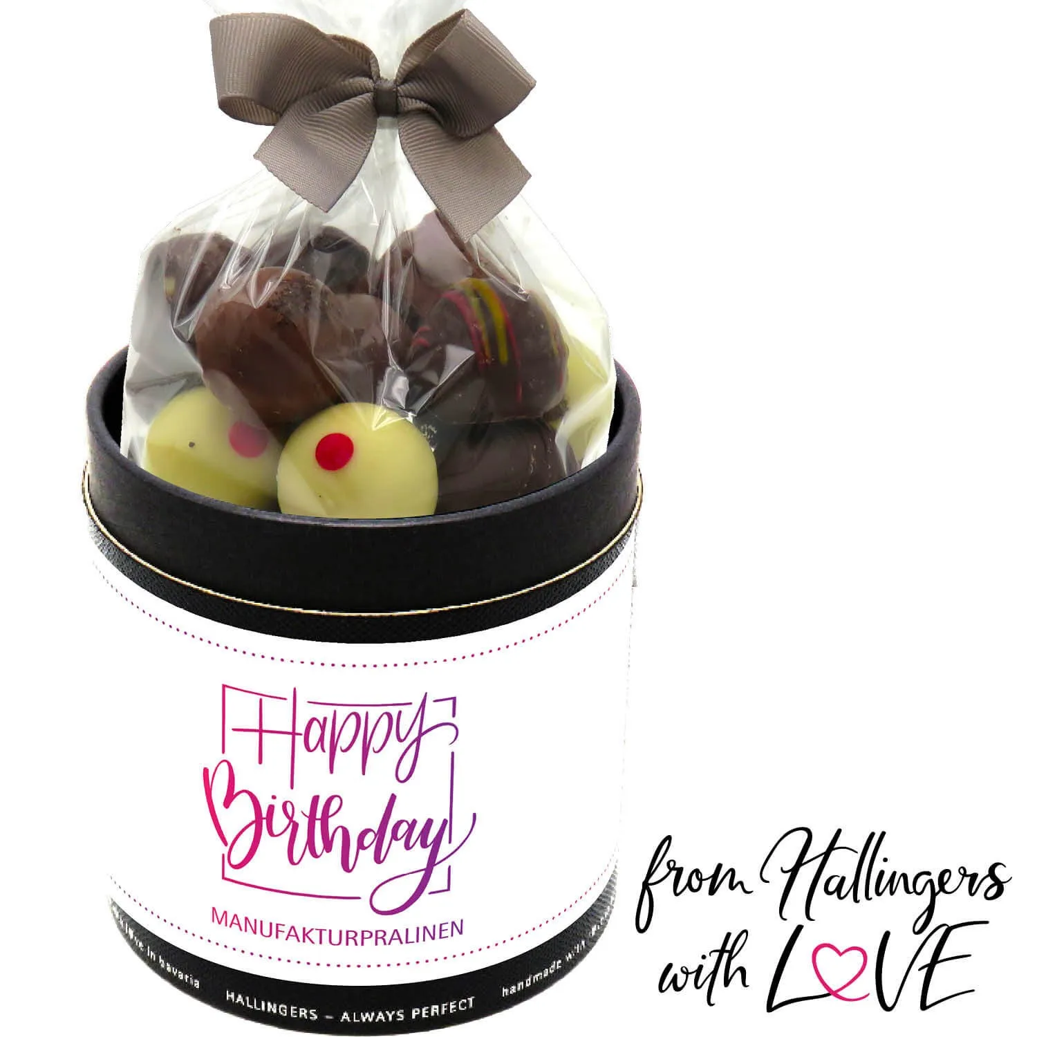 Happy Birthday Pink XXL (Pralinen Mix, ohne Alkohol)