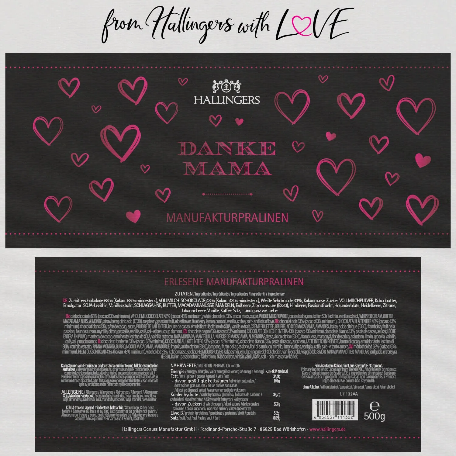 Danke Mama XXL (Pralinen Mix, ohne Alkohol)