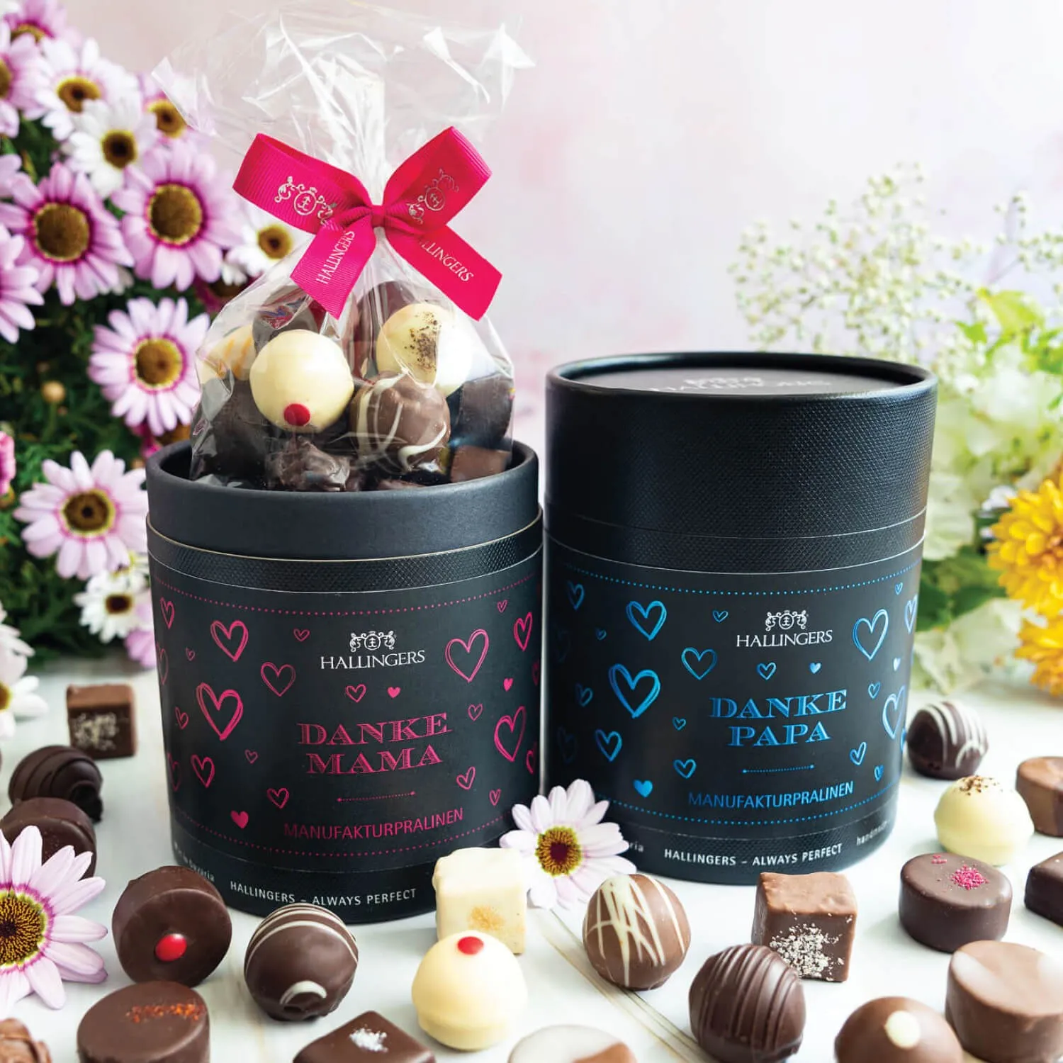 Danke, Mama und Papa, für alles! Ideal als Geschenk  sie werden sich freuen! An heißen Tagen versenden wir mit kostenlosem Kühlakku.