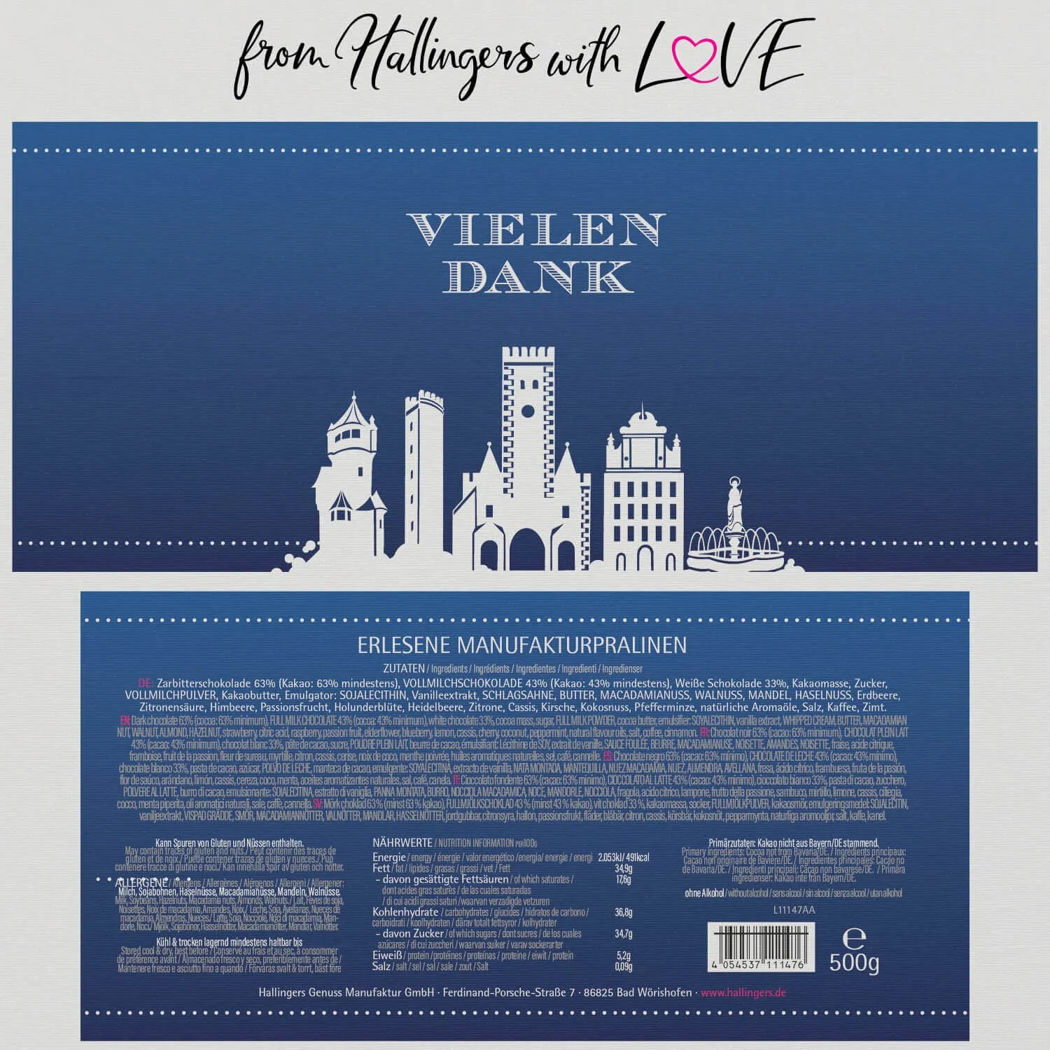 Vielen Dank - Christmas XXL (Pralinen Mix, ohne Alkohol)